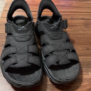 Skechers Slip-In Men's Black Strap Sandals size 12